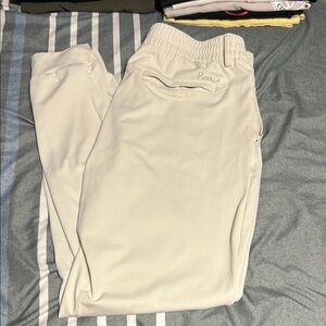 Cream Joggers for Men